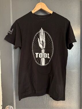 Tool Band Black Graphic Short-Sleeve Tee